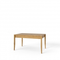 Stół z litego drewna dębowego nierozkładany - Möbel Steel