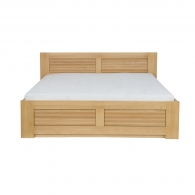 Klasyczne łóżko dębowe z pojemnikiem - Möbel Klar